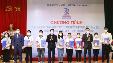 Bắc Ninh: Tuyên dương 72 “Sinh viên 5 tốt” cấp tỉnh