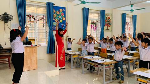 Hạnh phúc đến trường của học trò bắt đầu từ cảm xúc người thầy