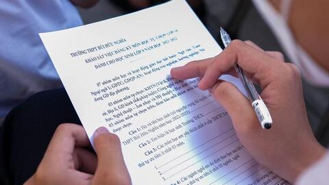 Chủ động định hướng học sinh lựa chọn nhóm môn tổ hợp