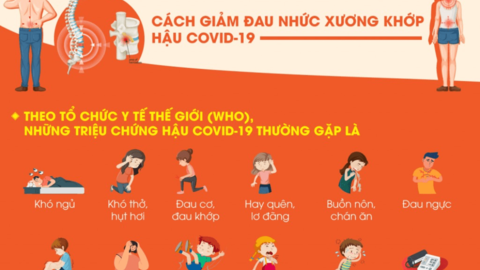 Cách giảm đau nhức xương khớp hậu COVID-19