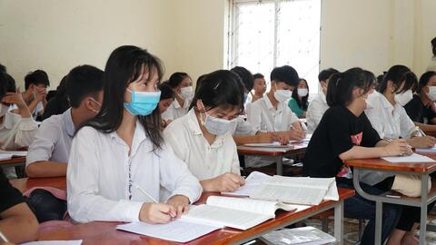 Thí sinh Nghệ An sẵn sàng cho kỳ thi tuyển vào lớp 10