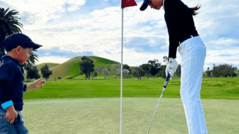 Con trai Hoa hậu Phạm Hương: Từ 2 tuổi đã được học trường nhà giàu, bé xíu đã chơi golf