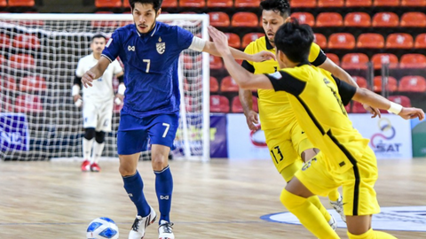 Futsal Thái Lan bất lực trước đối thủ xếp hạng kém 22 bậc
