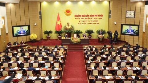 Sáng nay (7/12), Khai mạc kỳ họp thứ 10, HĐND TP Hà Nội