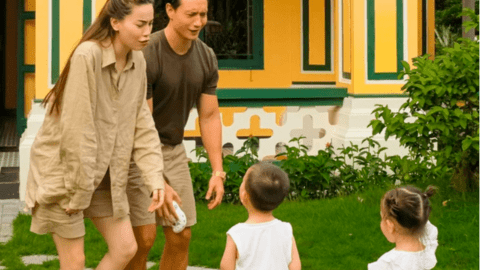 Nhà Hồ Ngọc Hà đi du xuân biệt phủ rộng gần 14.000 m2: Vẻ ngoài của cặp song sinh khiến khán giả bật cười