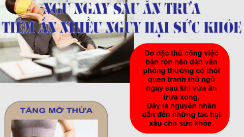 Thói quen xấu rất có hại cho sức khỏe mà số đông dân văn phòng đều mắc phải