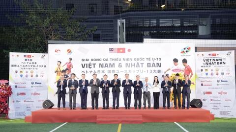 Khai mạc Giải Bóng đá U13 Việt Nam - Nhật Bản năm 2023