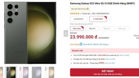 iPhone 15 Pro Max vừa ra mắt đã giảm giá không phanh nhưng vẫn không đọ được sự lao dốc của smartphone đình đám này