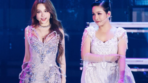 Diva Mỹ Linh "cãi" khi bị nhắc nhở mặc quá ngắn