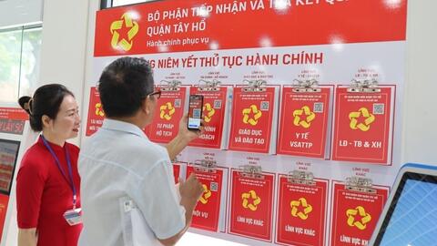 Nỗ lực tạo bứt phá trong cải cách thủ tục hành chính