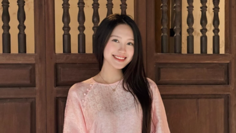 Layout makeup "nàng thơ" của Doãn Hải My khi du xuân