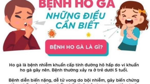 Ho gà - căn bệnh thường gặp ở trẻ nhỏ