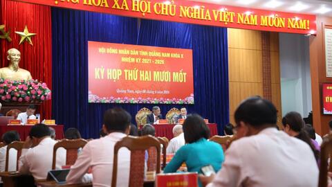 Miễn nhiệm chức danh Chủ tịch, Phó Chủ tịch UBND tỉnh Quảng Nam