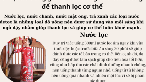 6 loại đồ uống giá rẻ nên uống vào buổi sáng để thanh lọc cơ thể