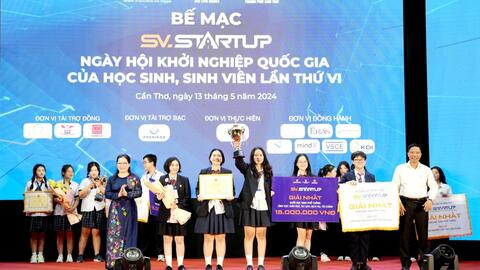 Học sinh Hà Nội đoạt 7 giải thi ý tưởng khởi nghiệp quốc gia