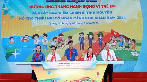 Quảng Ninh: Khai mạc Hè, hưởng ứng Tháng hành động vì trẻ em 2024