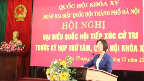 Cử tri Hà Nội có 28 nhóm kiến nghị gửi kỳ họp thứ 8