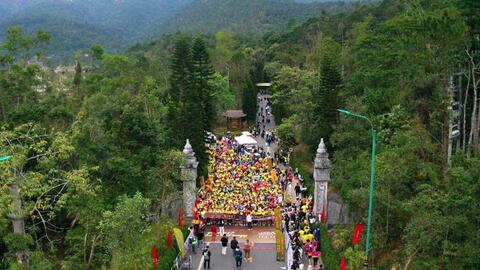 Hơn 6.000 VĐV tranh tài tại Giải chạy Yen Tu Heritage 2024
