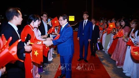 Thủ tướng Phạm Minh Chính về tới Hà Nội, kết thúc tốt đẹp chuyến công tác tại Trung Quốc