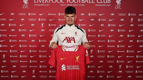Liverpool tiếp tục công bố tân binh ‘xịn’