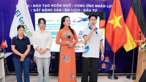 EI Group khai giảng lớp Đức ngữ và Talkshow cùng cựu Nghị sĩ Quốc hội Đức