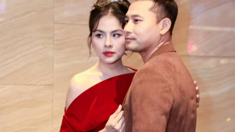 Vân Trang, Lan Thy mỗi người một vẻ đọ dáng trên thảm đỏ ra mắt "Nhà ma xó"