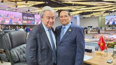 Thủ tướng Phạm Minh Chính gặp Tổng Thư ký Liên hợp quốc và Thủ tướng Australia