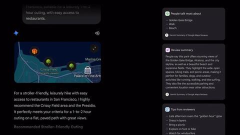 Gemini được làm mới với dữ liệu Maps trực quan