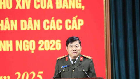 Công an Điện Biên ra quân cao điểm trấn áp tội phạm