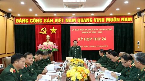 Thiếu tướng Đặng Văn Long được bầu làm Phó Chủ nhiệm Ủy ban Kiểm tra Quân ủy Trung ương