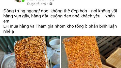 Cẩn thận với đông trùng hạ thảo giá rẻ “3 không”