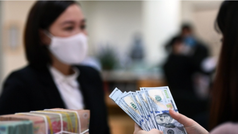 Tỷ giá VND/USD trên thị trường tự do giảm trong sáng 23-1