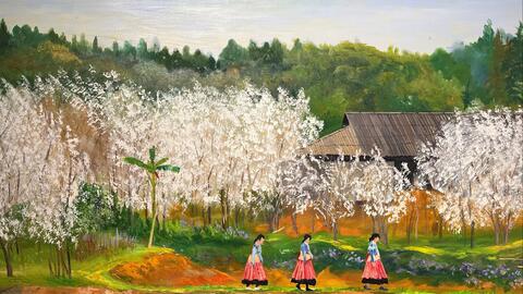 Xuân Bính Ngọ 2026 hiện diện qua những gam màu hội họa