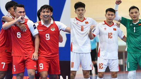 Tuyển futsal Việt Nam đấu Indonesia với lực lượng mạnh nhất
