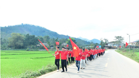 Học sinh vùng cao Tuyên Quang sôi nổi tham gia hoạt động tuyên truyền bầu cử
