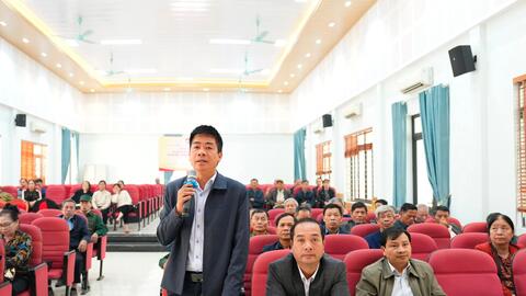 Ứng cử viên đại biểu HĐND thành phố tiếp xúc cử tri tại đơn vị bầu cử số 26