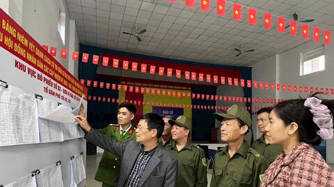 Những người thầm lặng bảo đảm an ninh trật tự trước ngày hội lớn