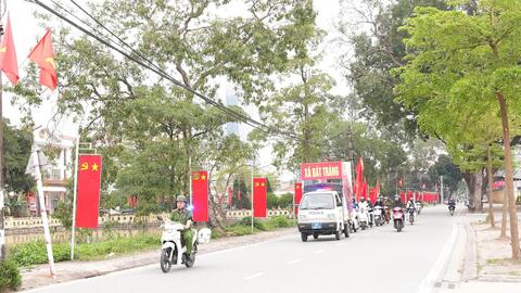 Bát Tràng tổ chức truyền thông lưu động tuyên truyền về cuộc bầu cử