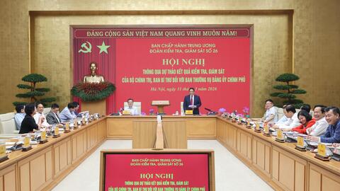 Chuẩn bị kiểm tra giai đoạn 2 về chính quyền địa phương 2 cấp và mục tiêu tăng trưởng 2026–2030