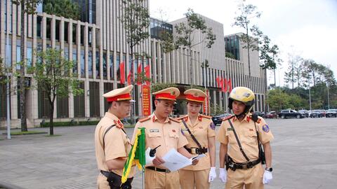 CSGT Hà Nội triển khai phương án bảo đảm TTATGT phục vụ Kỳ họp lần thứ 1, Quốc hội khóa XVI