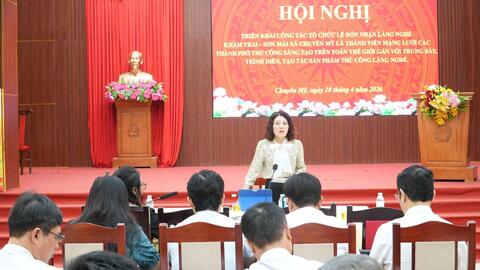 Làng nghề Chuyên Mỹ sắp gia nhập mạng lưới thủ công sáng tạo thế giới