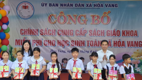 Địa phương đầu tiên cả nước miễn phí sách giáo khoa cho 100% học sinh