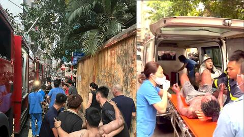 Kịp thời cứu người mắc kẹt trong vụ cháy nhà dân