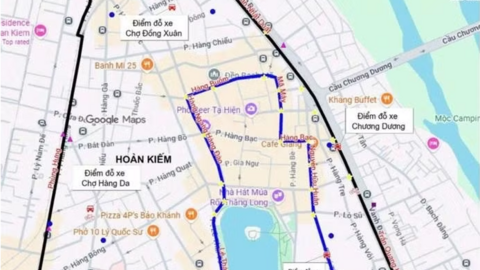 Các khu vực Hà Nội dự kiến cấm xe máy xăng từ 1/7