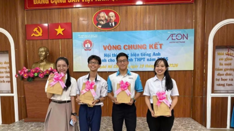 Học sinh Trường Năng khiếu đoạt giải Nhất hùng biện, đại diện Việt Nam dự Asia Youth Leaders 2026