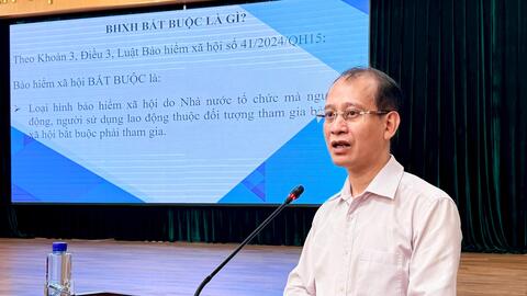Xã Phúc Thịnh tập huấn an toàn lao động, BHXH, BHYT cho trường học và doanh nghiệp