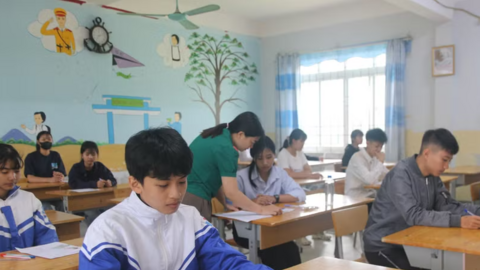 Hơn 3.000 học sinh dự thi tuyển sinh vào lớp 10 ở Lai Châu