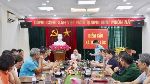 Xã Thiên Lộc: Thực hiện phá dỡ, di chuyển tài sản phục vụ dự án Cầu Thượng Cát trước ngày 25-6