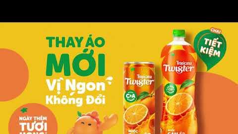 CAM ÉP TWISTER LON 320ML - THAY ÁO MỚI, NGÀY THÊM TƯƠI MỌNG