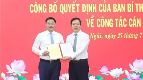 Thứ trưởng Bộ Tài chính Nguyễn Đức Tâm giữ chức Phó Bí thư Tỉnh ủy Quảng Ngãi